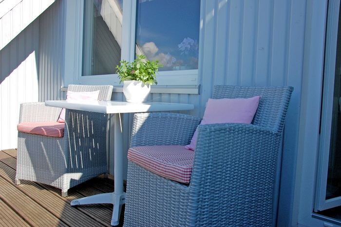 Schönes Wohnen am Südstrand mit Balkon