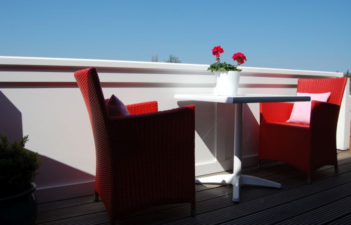 Schönes Wohnen am Südstrand mit Balkon